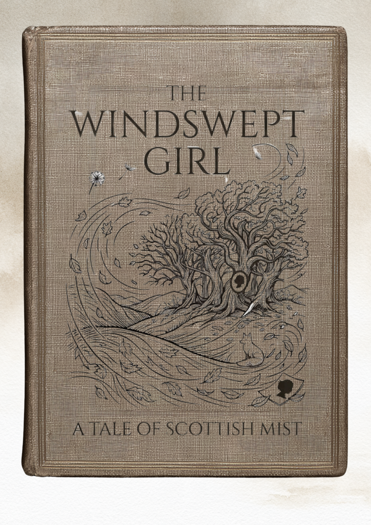 Chapter One A3 art print: The Windswept Girl, a tale of Scottish mist