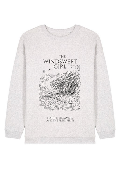 Chapter One Line and Ink sweatshirt in light grey marl