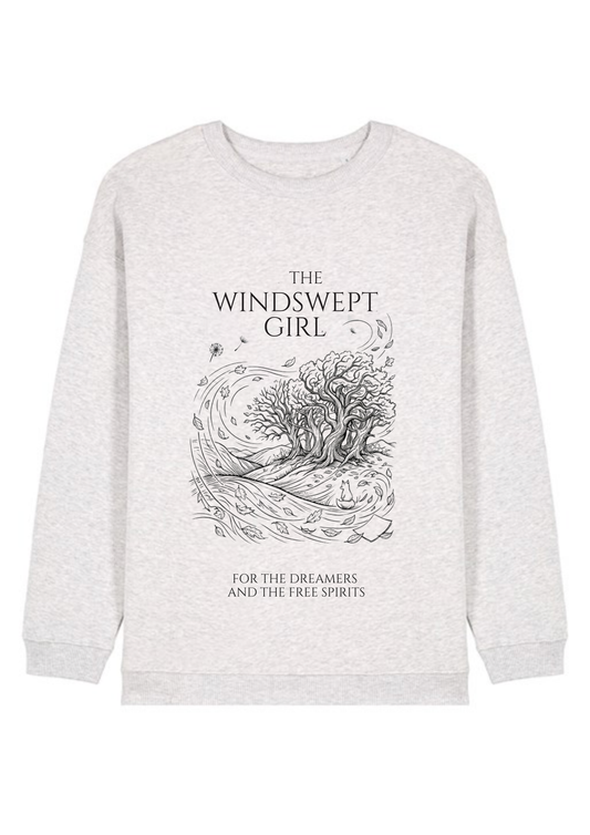 Chapter One Line and Ink sweatshirt in light grey marl